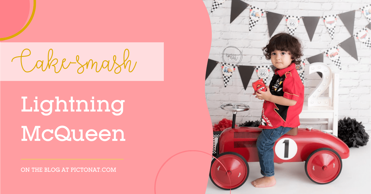 Lightning McQueen Cake Smash