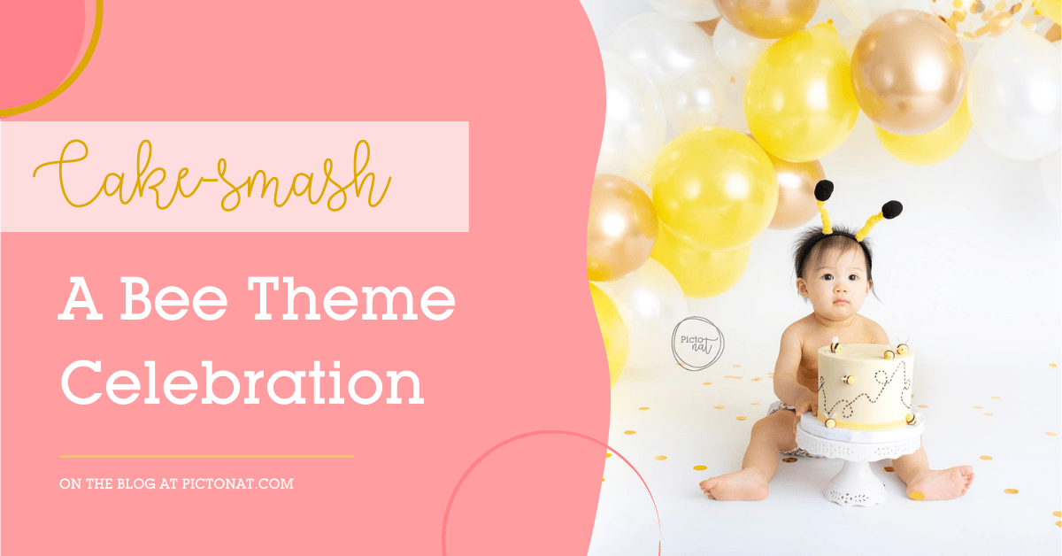 Bee Cake Smash Toronto Pictonat Photography